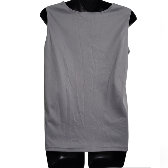 💲1️⃣ SHEIN Silver Grey Lace V-Neck Camisole Tank Top Size Small - Picture 5 of 8